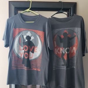 Star Wars His (XL) & Her (M) tees